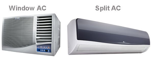 Difference between Split or window AC